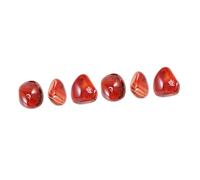 HAPINARY 6piezas Piedras De Sardonyx Natural Para Sanación Agata Pulida Irregular Pequeño Para y Manualidades Energía Positiva y Decoración De Fountains