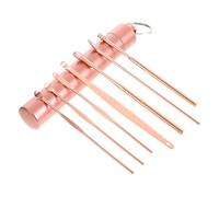 HAPINARY 7 Piezas 1 Juego Traje De Oreja Suministros De Limpieza De Oídos Selección De Cera Para Los Oídos Para La Limpieza De Oídos Cucharón Antideslizante Herramienta Acero Inoxidable