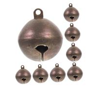 HAPINARY 8 piezas Cascabeles de Cobre para Collares de Mascotas Mini Cascabeles Decorativos Resistentes para Perros y Manualidades Accesorios Vintage para Collares de Perro