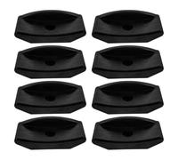 HAPINARY 8 Piezas Soporte para Mancuernas, Organizador de Mancuernas, Pp, Negro, Diseño que Ahorra Espacio y Protege el Suelo, para Gimnasio en Casa y Zona de Entrenamiento