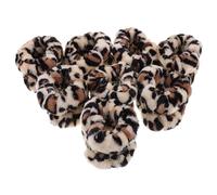 HAPINARY 8 Pulseras Absorbentes de Tejido con Estampado de Felino para Maquillaje y Lavado Facial, Absorben Sudor y Humedad, Ideales para Yoga y Cuidado la Piel