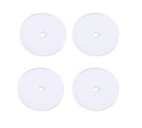 HAPINARY 80 Piezas Tapones de Plástico Transparentes para Pendientes, Cierres de Pendientes Tipo Botón, Almohadillas Protectoras Antialérgicas para Uso Diario y Manualidades