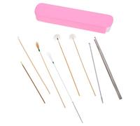 HAPINARY 8piezas Cucharas Para Oídos Herramientas Para Eliminar Cerumen Kit De Limpieza De Oídos Mango Antideslizante