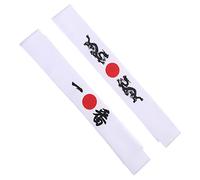HAPINARY 8piezas Diadema Japonesa De Absorbente y Cómoda Para Deportes Cocina y Cosplay Diseño De Dragón y Estilo Tradicional