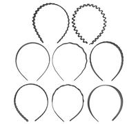 HAPINARY 8piezas Diademas Para Lavarse La Cara Antideslizantes Plástico Accesorio Cabello