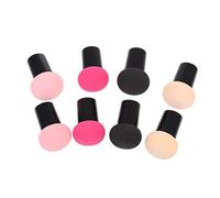 HAPINARY 8piezas Esponja De Maquillaje Diseño De Champiñón Para Sombra De Ojos Uso Húmedo y Seco Suave y Delicada Para Salones y Uso Diario