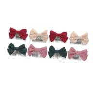 HAPINARY 8piezas Peinetas Lazos Para Mujeres y Niñas Accesorios De Pelo Elegantes y Perfectos Para Estilos