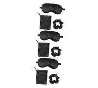 HAPINARY 9piezas De Sueño De Seda Gorro De Cabello y Bolsa De Almacenamiento Set Para Viajes y Descanso Diseño Elegante y Ligero Apto Para