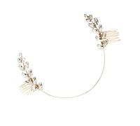 HAPINARY Accesorio De Cabello De Novia Rama De Olivo Tocado De Boda Hojas Diamante Diseño Elegante