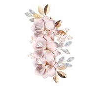HAPINARY Accesorios Dorados Cabello Horquilla Dorada Tocados De Novia Gemas De Imitación Tocado De Boda Para Novias Damas De Honor y Bodas
