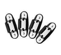 HAPINARY Accesorios para Sillas de Oficina 4 Clips de Reparación Placa Metálica para Fijación del Respaldo en Sillas de Escritorio