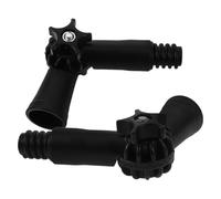 HAPINARY Adaptador de Ángulo para Poste de Trapeador 2 Piezas Bisagra Angular Punta Roscada Estándar Accesorio para Extensión de Mango Compatible Limpiacristales y Plumero Uso Limpieza