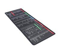 HAPINARY Alfombrilla Grande para Ratón y Teclado Atajos De Excel En Español, Superficie Lisa y Base Antideslizante Adecuado para Trabajo y Hogar