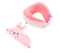HAPINARY Almohada Cervical Forma Antifaz Ojos Lindo Diseño De Conejo Almohada De Viaje Para Siesta Casa o Auto