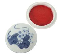 HAPINARY Almohadilla de Tinta para Caligrafía y Sello, 1 Unidad, Superficie Fácil de Limpiar, Tamaño Pequeño, Reutilizable, para Pintura China y Proyectos Artísticos Estilo Aleatorio