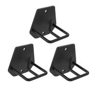 HAPINARY Anclajes de Pared 3 Piezas de Metal para Bandas de Resistencia Montaje Fuerte y Seguro, Diseño Que Ahorra Espacio para Entrenamiento en Casa y Gimnasio