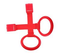 HAPINARY Anillas Para Bebés y Cuna, Niños Pequeños, 2 Piezas Rojas, Resistentes Para Aprender a Estar De Pie, Ejercitar Fuerza De Brazo, Material Seguro Para Guardería y Uso Casa