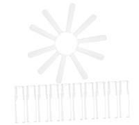 HAPINARY Aplicadores de Lentes de Contacto de Silicona Transparente 12 Piezas Barra Hueca Portátil para Viajes Cuidado Ocular Uso Diario Herramienta Pequeña Segura