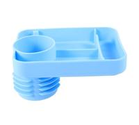 HAPINARY asiento de bebe para coche mesa de coche para escritorio del coche sostenedor del comedor del coche bandeja de comedor de viaje para gel de sílice Blue