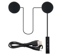 HAPINARY Auriculares Inalámbricos y Batería 3.7v/180ma para Casco de Motocicleta con Micrófono, Material Plástico Uso Libre de Manos para Carretera