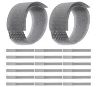 HAPINARY Bandas de Sujeción Impermeables para Botas de Mascotas Correas Ajustables Antideslizantes 20 Piezas Gris 20X180 MM Fijación Segura para Perros y Gatos en Exteriores