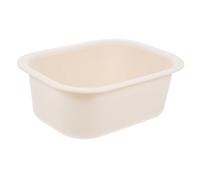 HAPINARY Bañera Cambiadora De Plástico Portátil Para Bebés, Lavabo Resistente y Reutilizable, Tamaño Compacto, Color Blanco Leche, Adecuado Para Cuidado Infantil y Cambio De Pañales