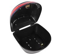 HAPINARY Baúl Superior para Motocicleta Azul Cesta, Maletero Trasero Grande Multiusos, Resistente Al Agua, Compatible Scooters y Motos Eléctricas, Adecuado para Viajes y Transporte Urbano