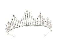 HAPINARY Boda Disfraces Novias Sirena Ramo Túnicas Real Comunión Copa De Novia Bata De Novia Tiaras Decoraciones Women Tiara De Niña Maternidad Fiesta Tiara Para Niñas Pedrería