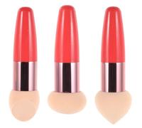 HAPINARY Bolígrafos De Maquillaje Multiusos 3 Unidades Tamaño Pequeño Esponjas De Maquillaje Para Difuminar Mujeres Herramienta Cosmética Viaje Piel Clara