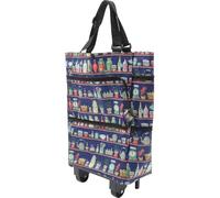 HAPINARY Bolsa de Compras con Ruedas Bolso de Mano con Ruedas Carrito de Compras Plegable con tracción Manual para supermercado y Uso Diario