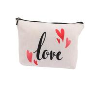HAPINARY Bolsa de Maquillaje de Viaje con Cremallera Neceser Ligero y Duradero para Mujeres Estuche Cosmético Práctico y Resistente para Aseo y Almacenaje