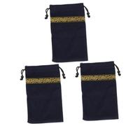 HAPINARY Bolsa De Viaje para 3 Tarjetas De Tarot, Bolsa De Almacenamiento para Cartas De Tarot, Bolsa De Almacenamiento para Barajas De Tarot, Bolsa con Cordón para Guardar Cartas De