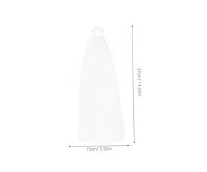 HAPINARY Bolsas de Organza en Fiestas y Ocasiones Obsequios de Color Claro para Botellas de Vino Cierre de Satén 10 Envoltura Práctica para Regalos