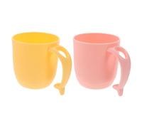 HAPINARY Bonitas Y Prácticas Tazas Para Cepillos De Paquete De 2 Con Asas De De Delfín Para Enjuagar Los Para Baño Fáciles De Sostener Ideales Para Niños Y Niñas