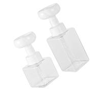 HAPINARY Botella De Burbujas Recargable Dispensador De Jabón Líquido Diseño De Flor Ideal Para Hogar y Hotel
