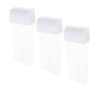 HAPINARY Botella Dispensadora de Cera Depilatoria de Plástico 3 Unidades Tapa, Diseño Rodillo para Aplicación Precisa, Envase Reutilizable Adecuado para Depilación en Casa y Viajes