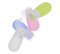 HAPINARY Botellas De Viaje De Silicona 80 Ml Para Champú Loción y Más Diseño Simple y Elegante