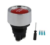 HAPINARY Botón Pulsador de Arranque para Coche 12v-24v Resistente Luz LED y Carcasa de Aleación de Aluminio para Encendido del Vehículo sin Llave