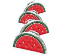 HAPINARY Broche de Sandía de Aleación de Zinc Diseño de Dibujos Animados, Resistente al Desgaste y Duradero, Adecuado para Ropa y Sombreros en Verano, Pack de 4 Piezas