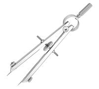 HAPINARY Brújula Metálica de Resorte Multifuncional para Dibujo Técnico Puntas Dobles, Accesorio Compacto para Artistas y Matemáticos