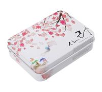 HAPINARY Caja Caja De Hojalata Pendiente Collar Latas De Necesidades Básicas Latas Artesanales De Joyería Con Tapa Lata Rectangular De Metal Con Bisagras De Antiguo