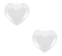 HAPINARY Caja De Embalaje Con Forma De Corazón De 2 Piezas, Contenedor De Maquillaje Vacío Para Polvos Compactos, Bandeja Vacía Para Rubor, Contenedor De Polvos Sueltos Rellenable, Estuche