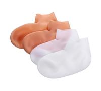 HAPINARY Calcetines Loción Exfoliantes Hidratantes Para Pies Secos y Agrietados 2 Pares Talla Xl (41-42) Reutilizables Para Mujer Cuidado De Pedicura Casa