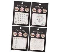 HAPINARY Calcomanías De Joyas Resina y Acrílico Seguras y Saludables Reutilizables Para Eventos y Fiestas
