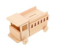 HAPINARY Camión de Montaje de Madera Rompecabezas de Madera para Rompecabezas de Aprendizaje para pequeños Modelo de Juguete Coche de Juguete Rompecabezas de Beige