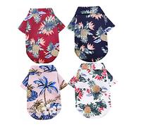 HAPINARY Camisas para Perros Transpirables y Cómodas Blusa Hawaiana para Mascotas