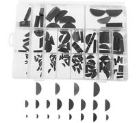 HAPINARY Chaveteros Crescent Surtido Métrico Acero Al Carbono Llave Semicircular Llave De Media Luna Kit Reparación