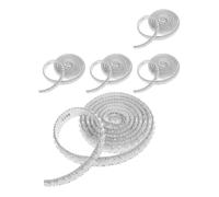 HAPINARY Cinta Rollos de Imitación de Gemas Perlas Tiras Autoadhesiva y 3mm Adhesión Fácil y 5 para Decoración DIY en Ropa, Zapatos y Bolsos