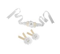 HAPINARY Cinturón Floral para Embarazo Ajustable Banda de Soporte para Barriga de Maternidad y Transpirable para Fiestas Prenatales y Fotografía de Embarazadas