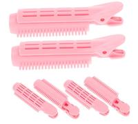 HAPINARY Clip De Flequillo 6pcs Pinzas Para Volumen Rodillos Rizador Abs Fácil De Usar Adecuado Para Viaje